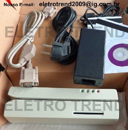 Foto 1 - Mcr 200 leitor grav smartcard chip / emv tarja mag