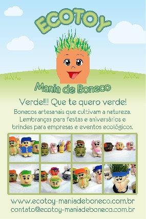 Foto 1 - Bonecos ecolgico