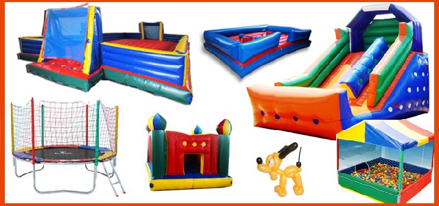 Locação de brinquedos infláveis